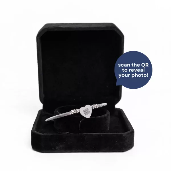 Amore Bangle - Silver