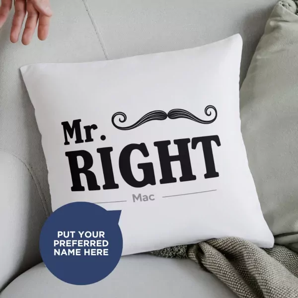 Personalized Right Pillow - default
