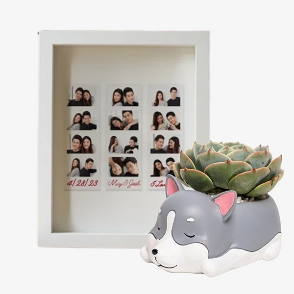 Personalized Photo Strip Frame Gift Bundle