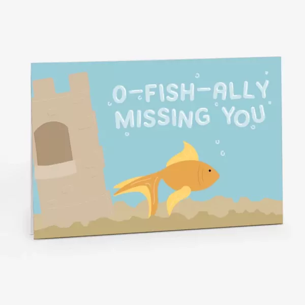 O-FISH-ally Missing You Giant Card - default