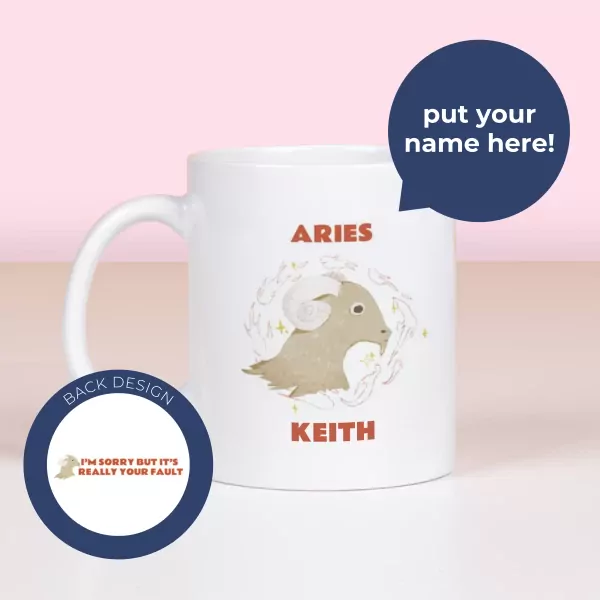 Zodiac Mug - Aries Zodiac Mug