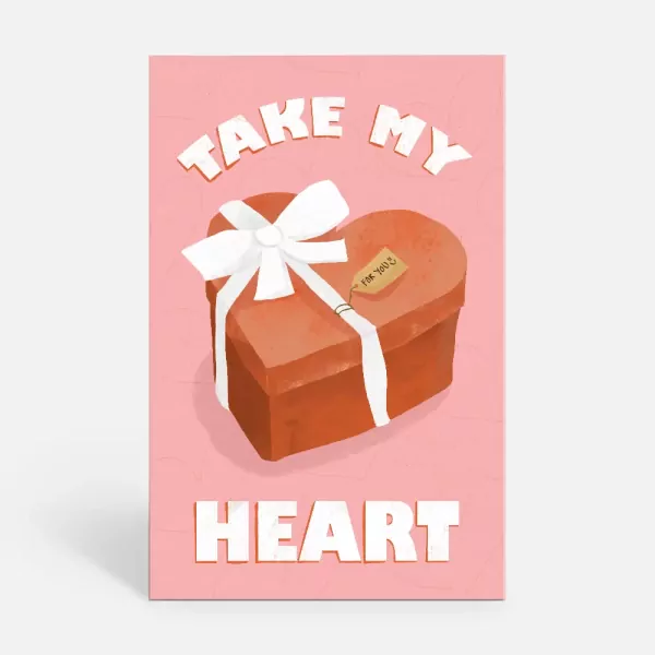 Take My Heart Giant Card - default