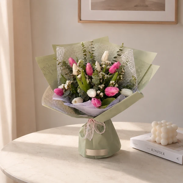 Timeless Love Tulips (12 Stems)