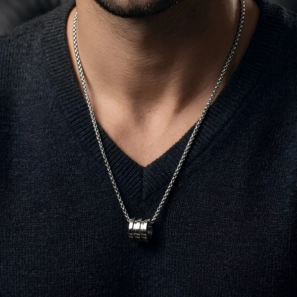 Lysand Barrel Pendant Necklace - Standard