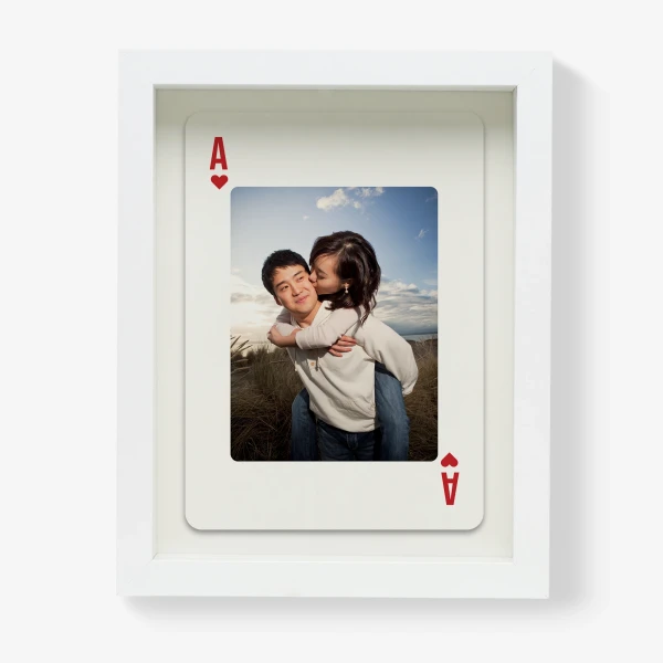 Ace of Hearts Custom Photo Frame - Standard