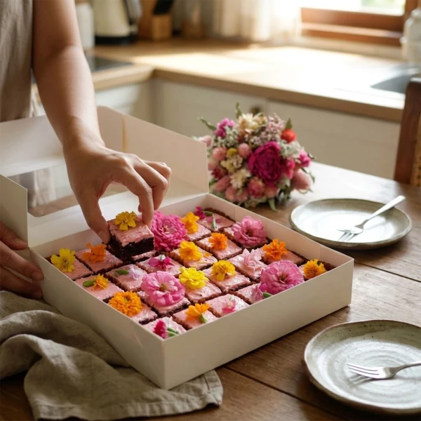 Berry Bloom Cream Cheese Brownies - Standard
