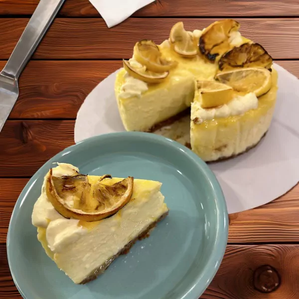 Zesty Lemon Curd Cheesecake - 5 inches