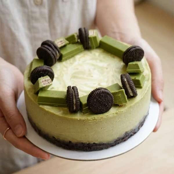 Matcha Oreo Cheesecake - 6-inch