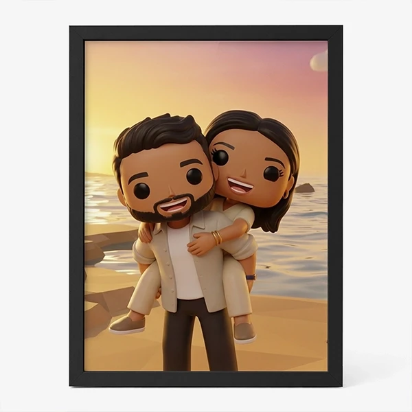 Personalized Pop Figure Photo Frame - Standard