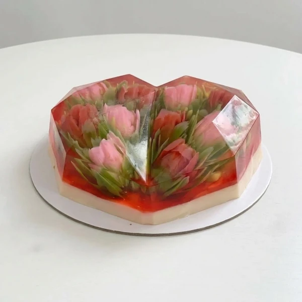 Blooming Sweetheart Jelly Cake - Standard