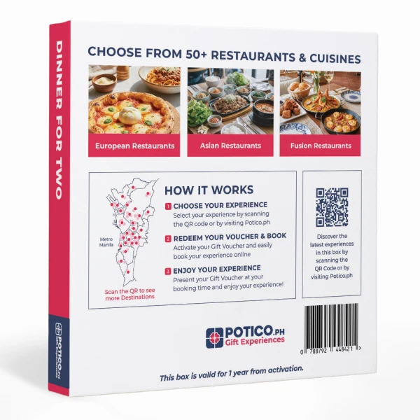 Dinner For Two - Gift Experiences Box - Standard