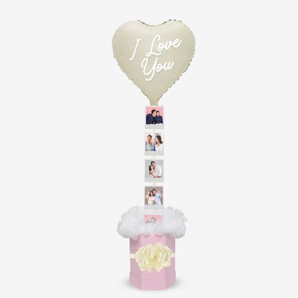 Floating Heart Balloon Box - Standard