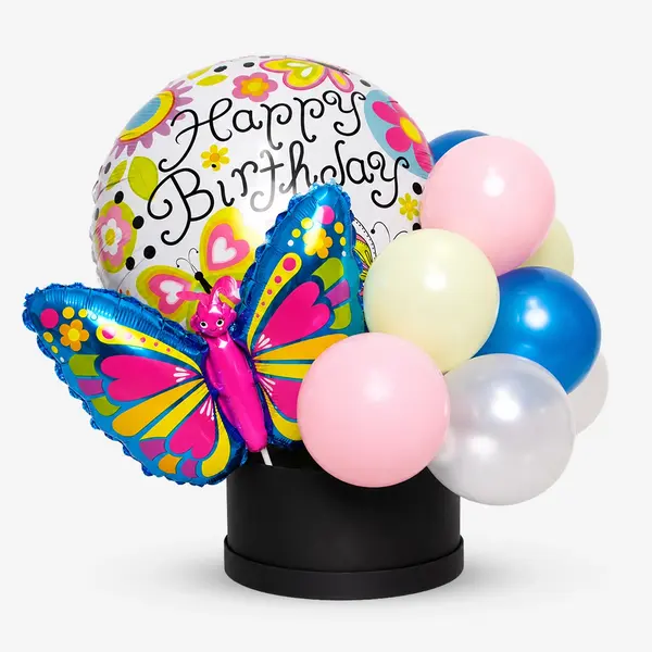 Butterfly Birthday Balloon Set 1