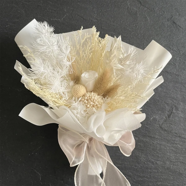 Jewel Mini White Bouquet - Standard