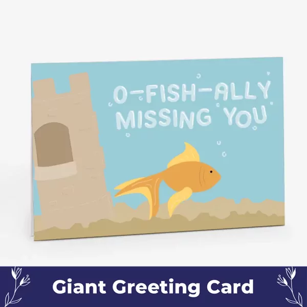 O-FISH-ally Missing You Giant Card - default