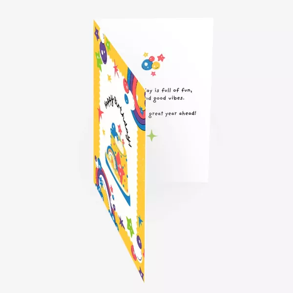 Personalized Happy Birthday Greeting Card - Standard