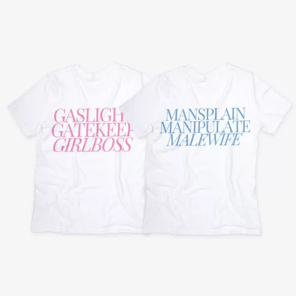 Mansplain/Gaslight Couple Shirt - Small