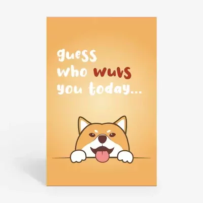 Wuv You Giant Card - default