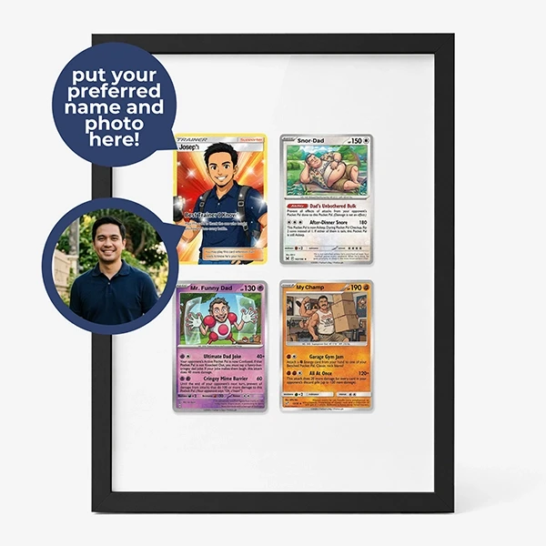 Custom Dad Trainer Card Frame
