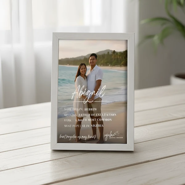 Personalized Story Portraits - A4 Solo