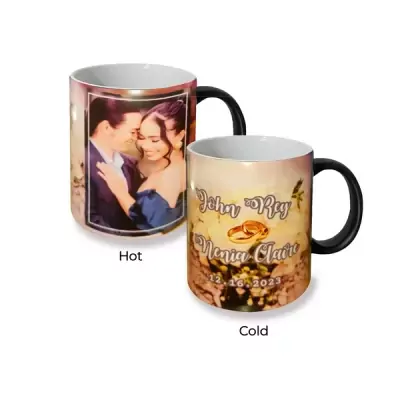 Mug: Personalized Enchantment Cup - Black Ceramic