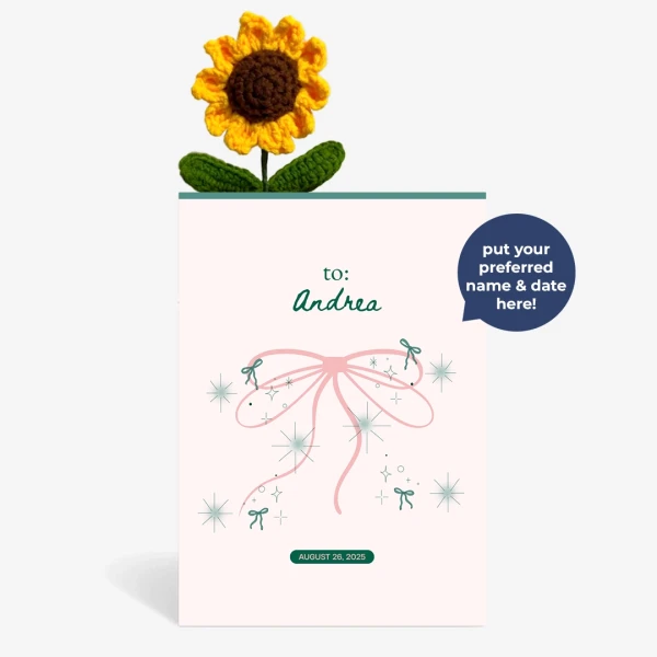 A Flower For You Greeting Card - Standard