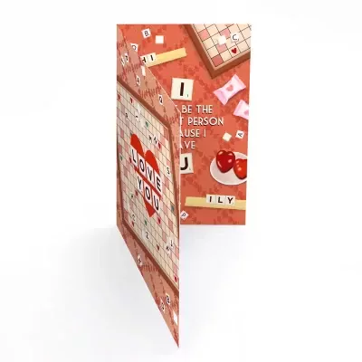 Love Scrabble Giant Card - Standard