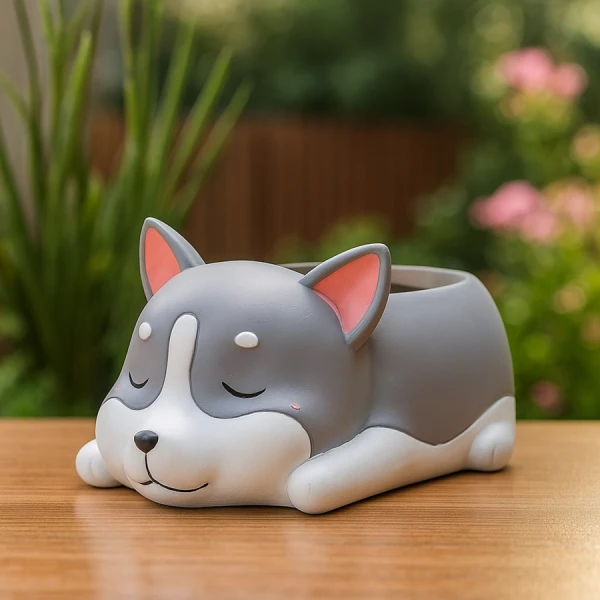 Sleepy Dog Succulent Pot - Standard
