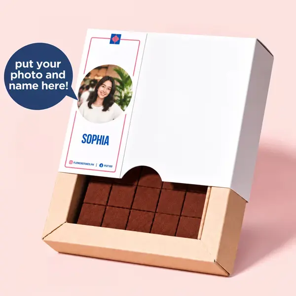 Nama Chocolate Box with Personalized Picture 1
