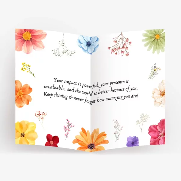 Personalized Remarkable Woman Greeting Card - Standard Message