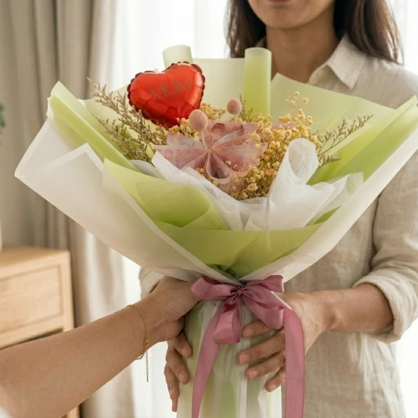 Little Bloom Surprise Money Bouquet - Standard