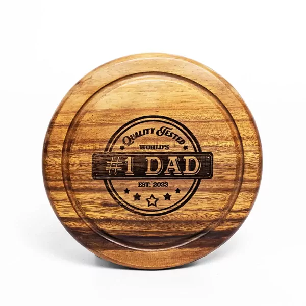 World's #1 Dad Charcuterie Board - default