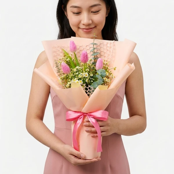 Sweet Whisper Tulips (4 Stems)