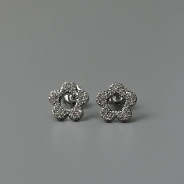 Nica Daisy Earrings - Nica Silver