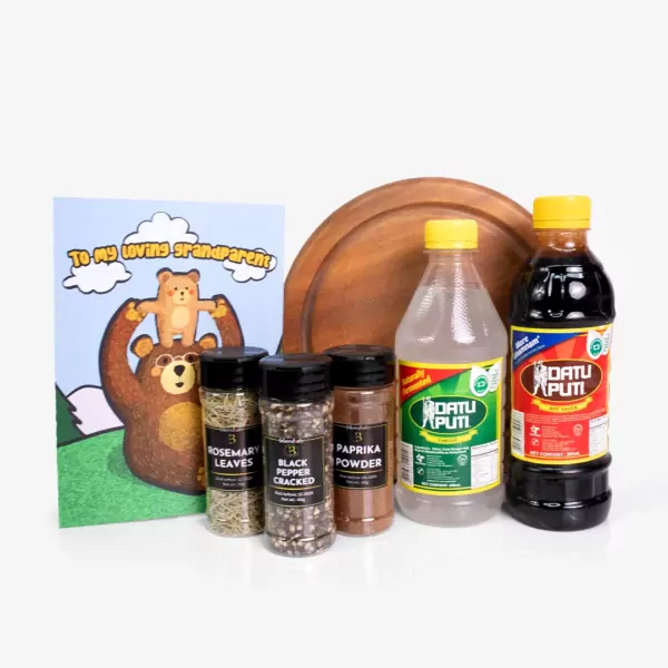 Grandpa's Cooking Essentials - Black Apron