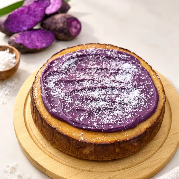 Ube Basque Cheesecakes 2