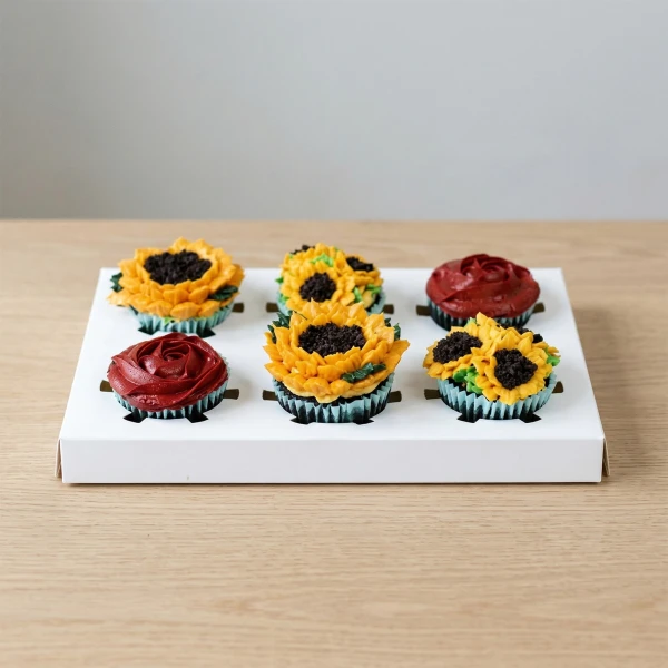 Sunny and Rosy Cupcakes - Standard