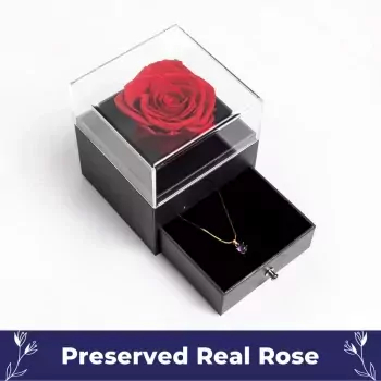 Birthstone Jewelry Box - February