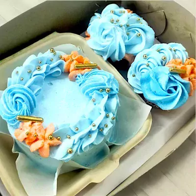Chic Pastel Dreams Cupcake Set - Regular Bundle - Chocolate