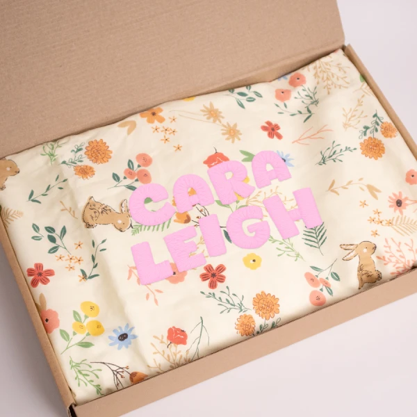 Personalized Baby Blanket - Bunny