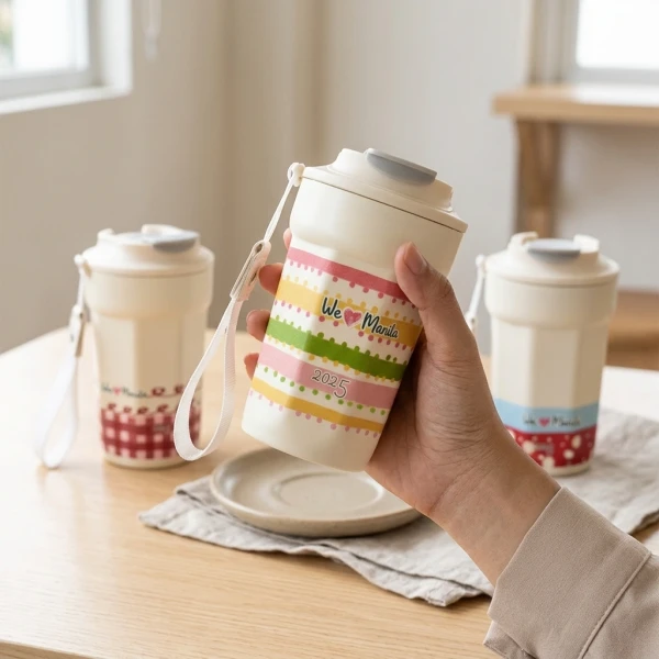 Manila Rhythm Tumbler - Red Gingham