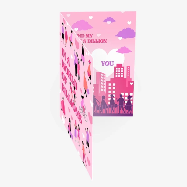 Romantic Greeting Card (In a World of Billions) - Standard