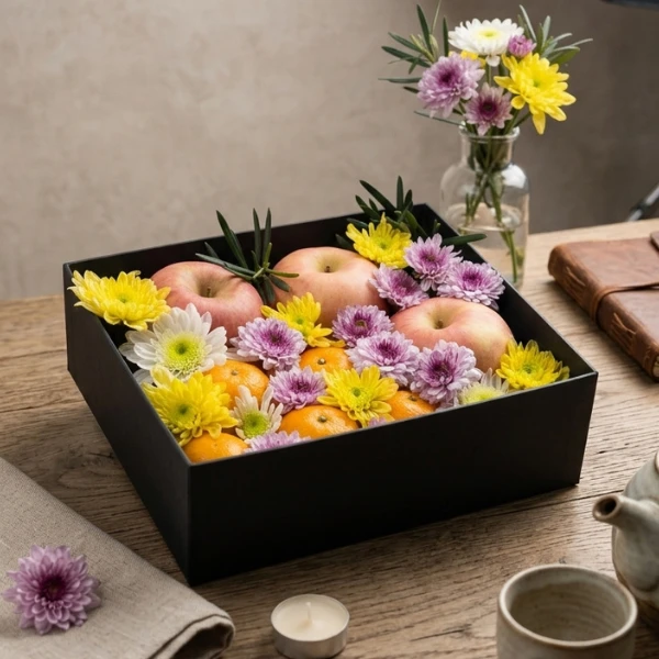 Apple and Citrus Fruit Box
