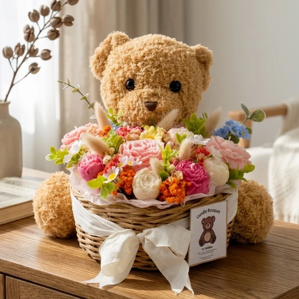 Sweet Bear Embrace Candles - Standard