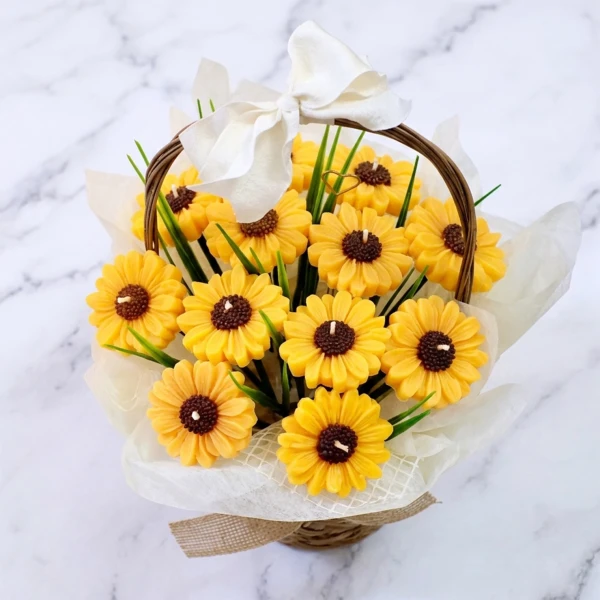 Basket of Sunshine Candle - Standard