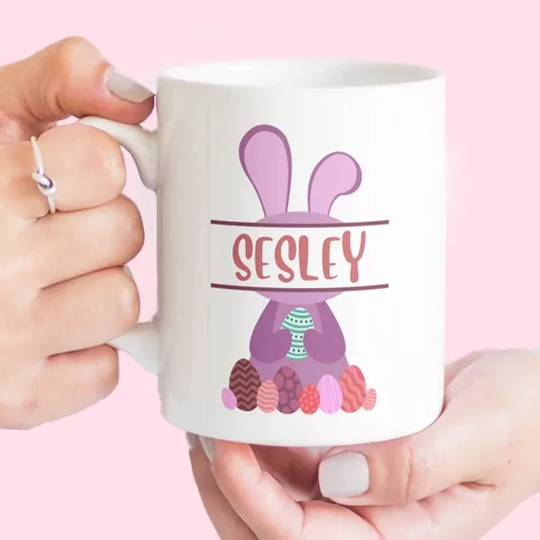 Personalized Easter Bunny Mug - Default