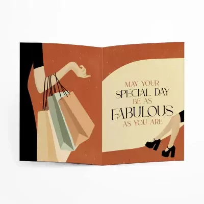 Fabulous Birthday Greeting Card - Standard