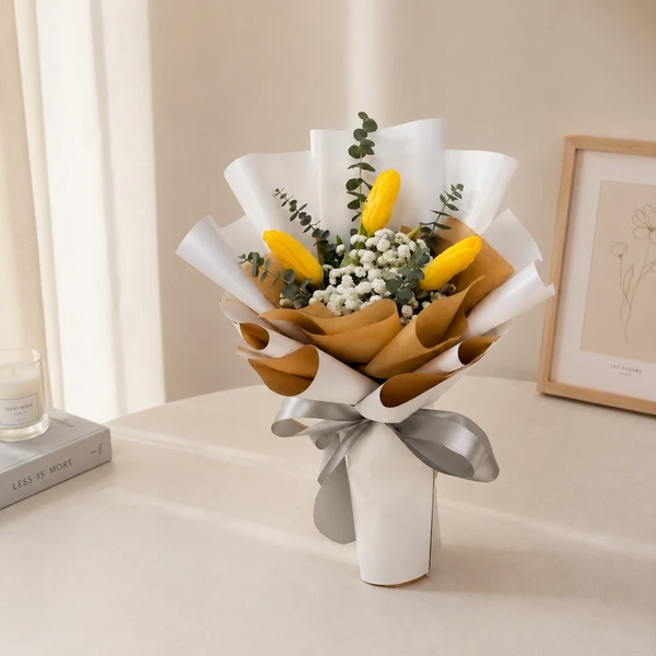 Golden Glow Tulips (3 Stems)