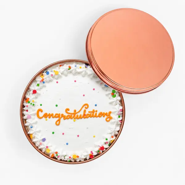 Congratulations Cake in Can 3
