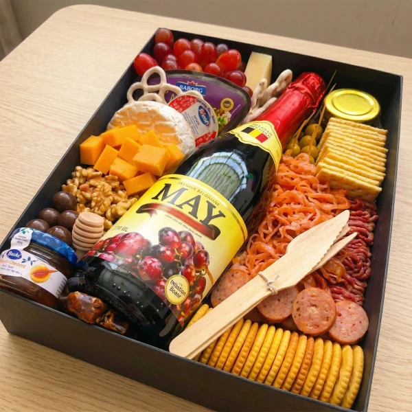 Large Graze Box with May Sparkling Wine - Standard